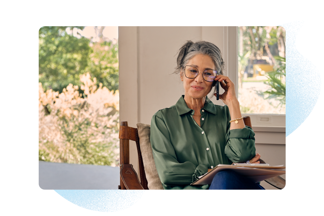 woman on the phone