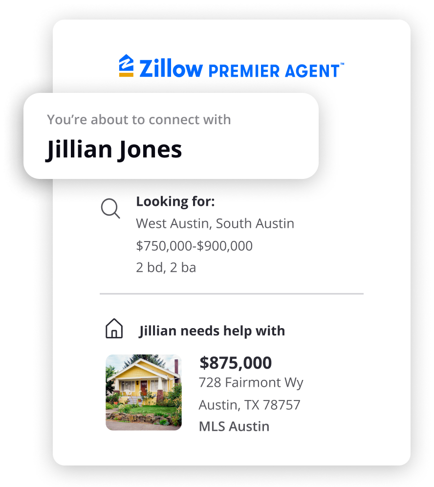 connect with zillow premier agent