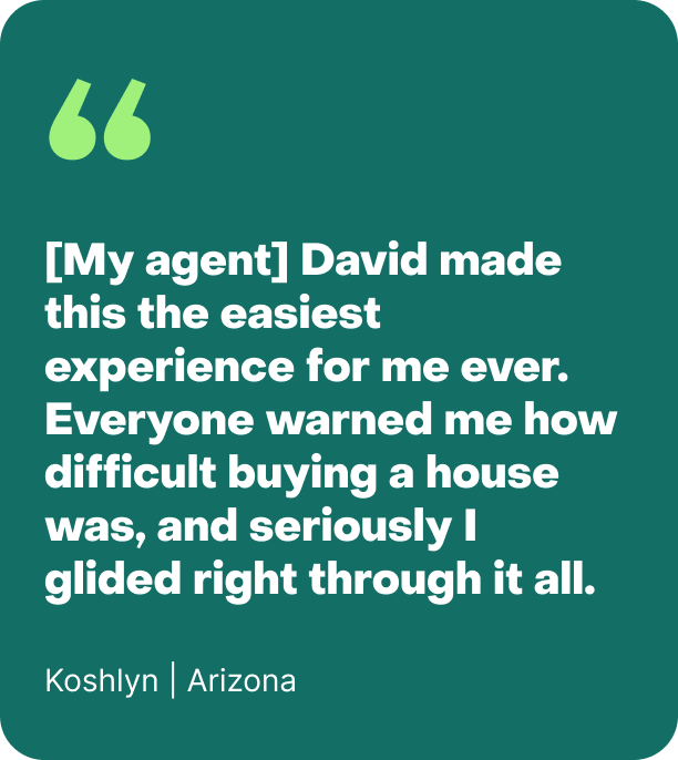 Customer testimonial from Koshlyn in Arizona