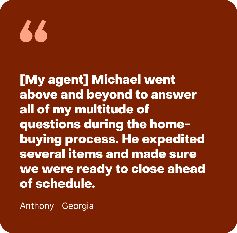 Customer testimonial from Anthony in Georgia